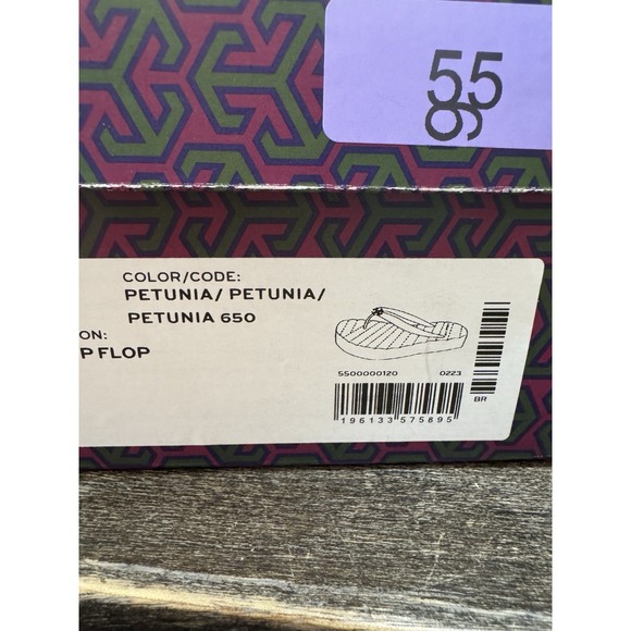 Tory Burch KIRA‎ Flip Flops Petunia Size 11 Store Display Pink main image 3